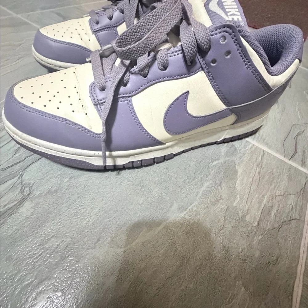 Nike Purple and White Nike Dunks - Picture 2 of 4